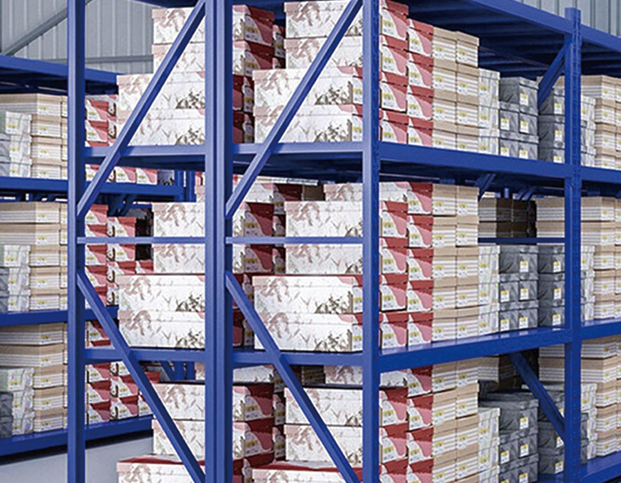 Scaffalature senza bulloni per carichi medi (500-800 kg/strato)