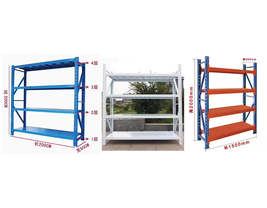 Scaffalature senza bulloni per carichi medi (500-800 kg/strato)