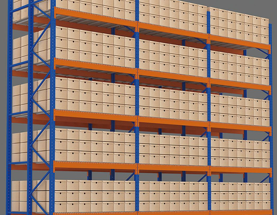 Scaffalature per pallet per carichi pesanti