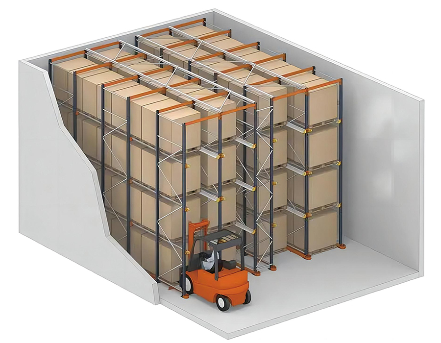 Scaffalature per pallet per carichi pesanti