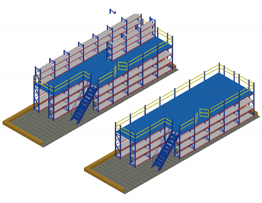 Piattaforma in acciaio